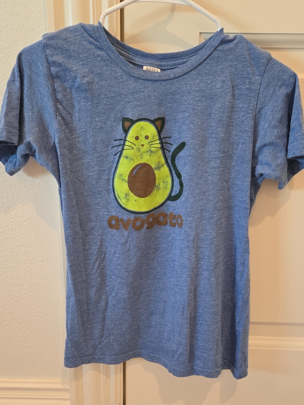 Kids Heather Blue Short Sleeve Avogato Graphic Tee